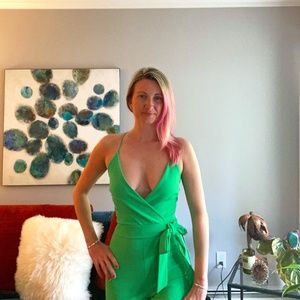 Bright Green Jumpsuit